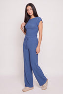 Leyla Textured Drawstring Pants