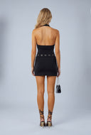 Yaretzi Grommet Mini Skirt