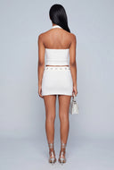 Yaretzi Grommet Mini Skirt