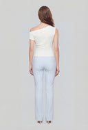 One Shoulder Asymmetrical Knit Top