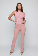 One Shoulder Asymmetrical Knit Top