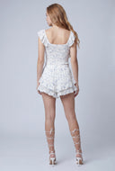 Theodora Ditsy Floral Tiered Ruffle Shorts