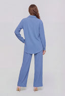 Thea Flap Pocket Button Front Shirt