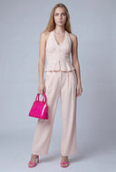 Linen Pleated Pants