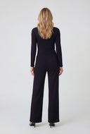Pintuck High-Waist Drawstring Pants