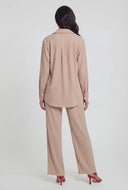 Aileen Textured Button-Front Shirt