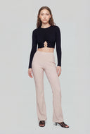 Karina Textured Pull On Pants