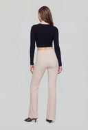 Karina Textured Pull On Pants