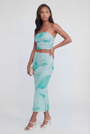 Remy Shirred Side Crop Tube Top