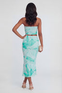 Remy Shirred Side Crop Tube Top