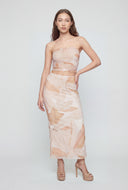 Remy Shirred Side Crop Tube Top