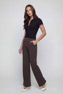 Textured Lettuce Edge Shirt