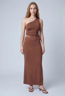 Jocelyn Metallic Detail Asymmetrical Top
