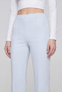 Brushed Knit Pintuck Bootcut Pants
