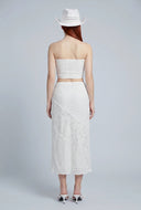 Aniyah Patchwork Midi Skirt