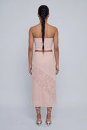 Aniyah Patchwork Midi Skirt