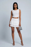 Textured Crop Top