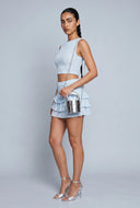 Textured Crop Top