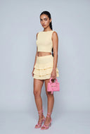 Textured Crop Top