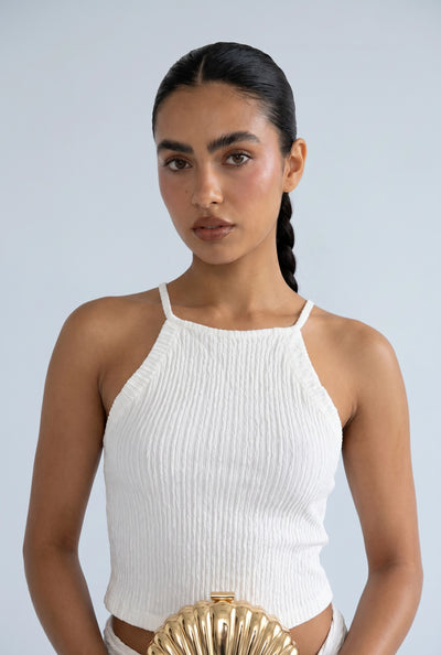 Lilian Textured Crop Cami