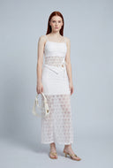 Eleanora Lace High Waist Maxi Skirt