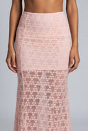 Eleanora Lace High Waist Maxi Skirt