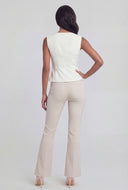 Michaela Shoulder Pad Blazer Vest