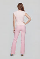 Michaela Shoulder Pad Blazer Vest