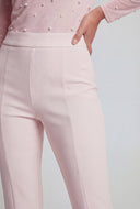 Nola Crepe Flare-Leg Pants