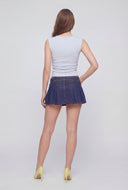 Knit Cap Sleeve Crop Top