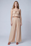 Anastasia Poplin Wide Leg Pants