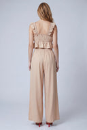 Anastasia Poplin Wide Leg Pants