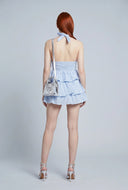 Eyelet Tiered Skort