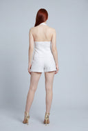 Collared Halter Vest