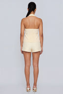 Collared Halter Vest