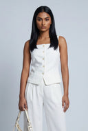 Clementine Sleeveless Square Neck Top