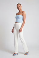 Aylani Textured Pull On Bootcut Pants