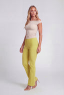 Aylani Textured Pull On Bootcut Pants