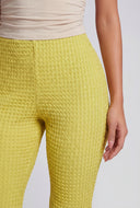 Aylani Textured Pull On Bootcut Pants