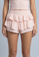 Colette Tiered Ruffle Shorts