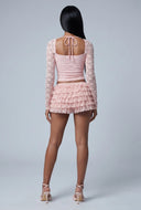 Samira Lace Ruffle Shorts
