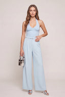 Belted Wide Leg Pants