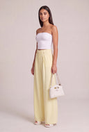 Belted Wide Leg Pants