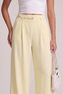 Belted Wide Leg Pants
