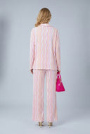Marjorie Plisse Wide Leg Pants