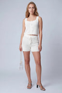 Aurelia Crochet Square Neck Top