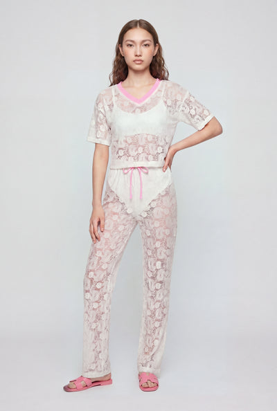 Emiliana Sheer Lace Pants