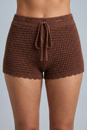 Vada Crochet Drawstring Shorts
