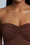 Tiffany Sweetheart Crop Tube Top