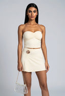 Tiffany Sweetheart Crop Tube Top